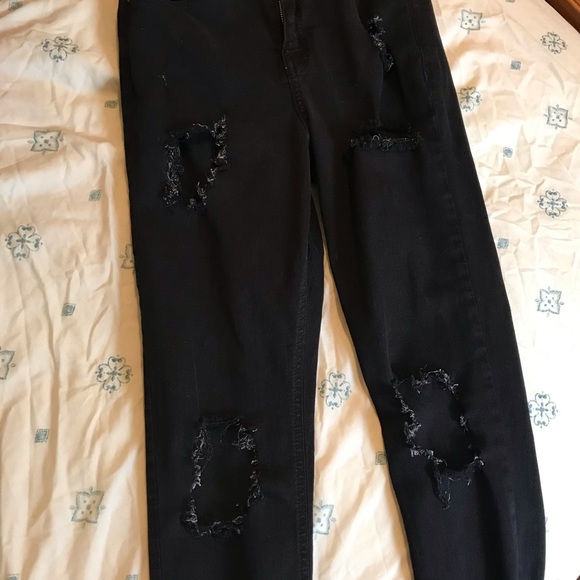 Topshop Jamie Damaged Skinnies - Picture 4 of 5